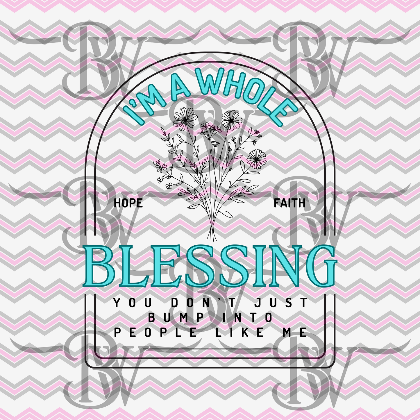 Blessing teal SVG/PNG
