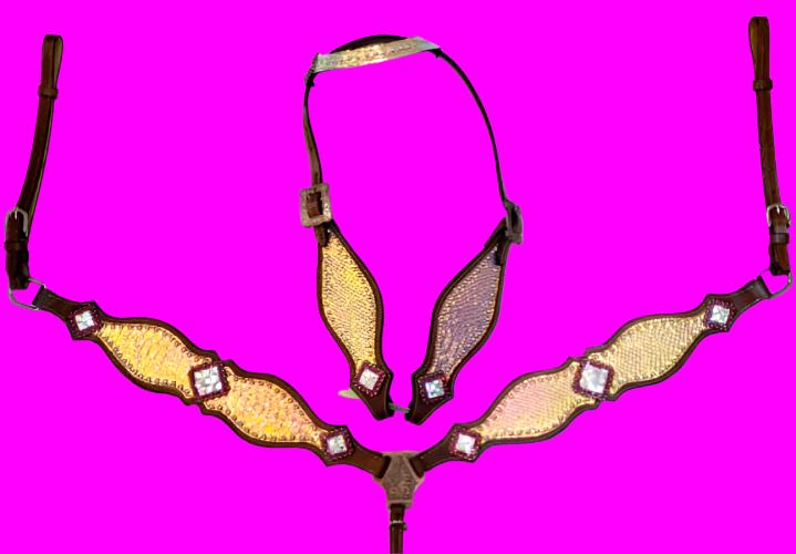 Custom made to order headstall sets