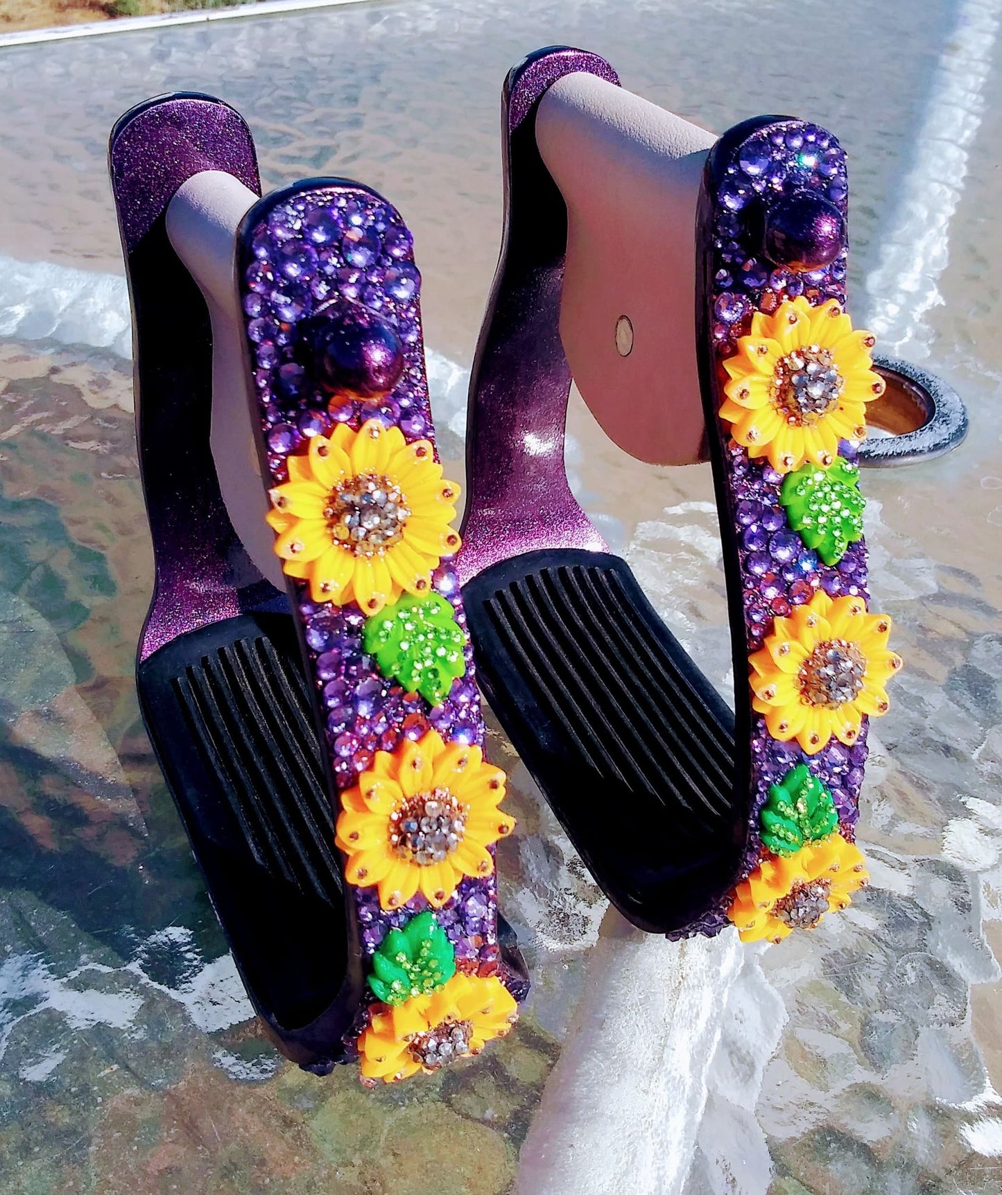 Custom Bling Stirrups