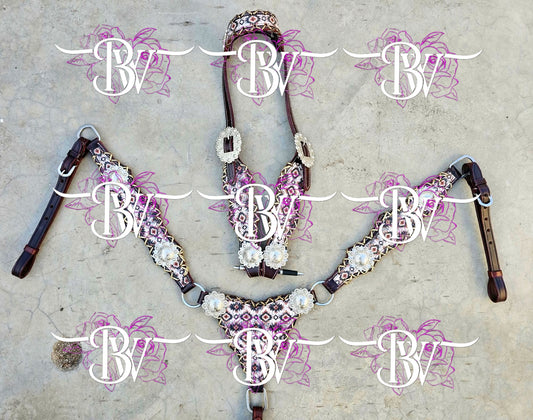 Aztec Headstall Set