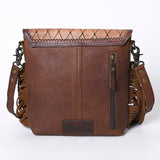 Cowhide purse crossbody