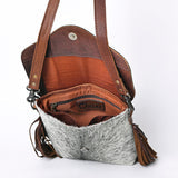 Cowhide purse crossbody