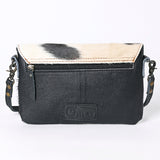 Cowhide purse crossbody