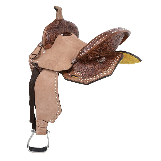 Sedona Spinal Relief Barrel Style Saddle - 14, 15 Inch