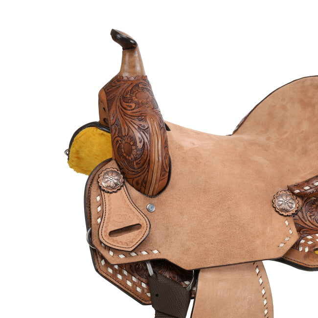 Sedona Spinal Relief Barrel Style Saddle - 14, 15 Inch