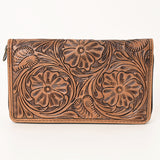 Tooled leather wallet