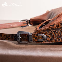 Montana West Floral Tooled Concealed Carry Hobo
