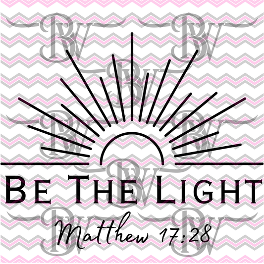 Be the Light SVG PNG