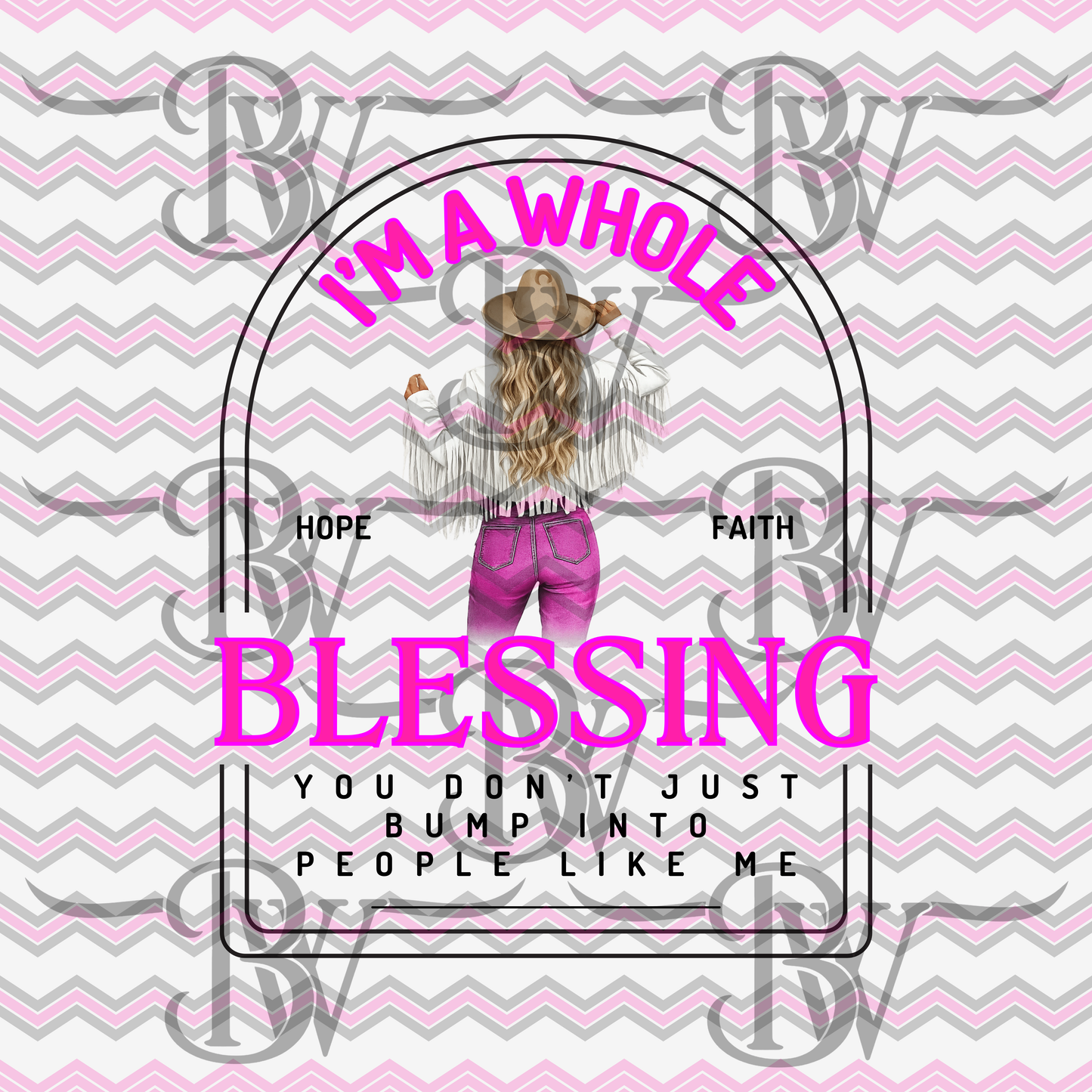 Blessed Cowgirl Pink SVG/PNG