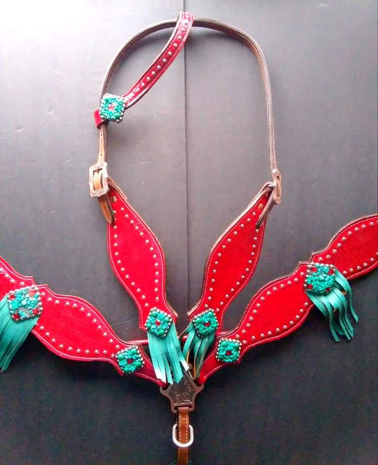 Custom made to order headstall sets