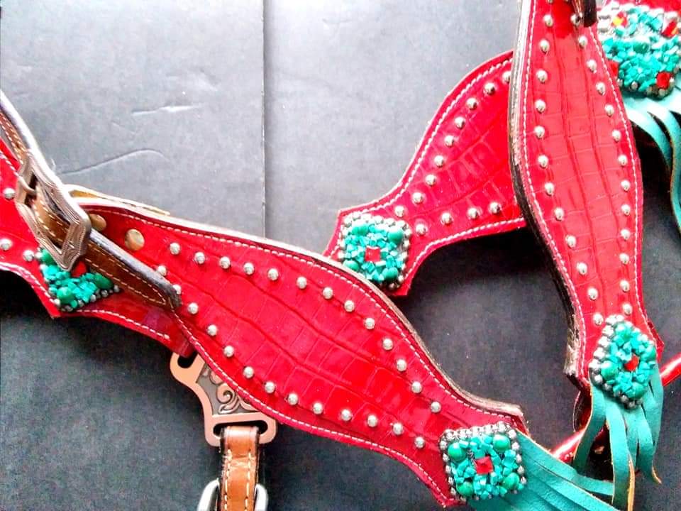 Custom made to order headstall sets