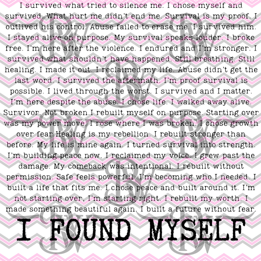 I found Myself SVG/PNG