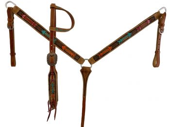 Arrow Headstall and breastcollar set