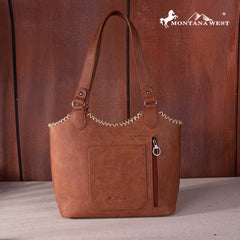 Montana West Feather Collection Concealed Carry Tote