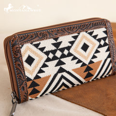 Montana West Tapestry Aztec Collection Wallet