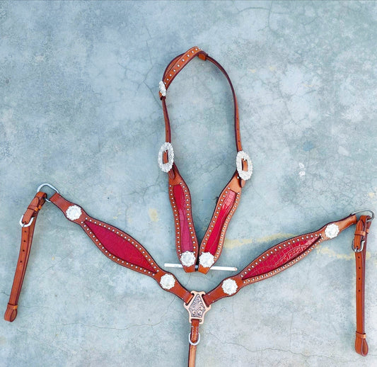 Custom made to order headstall set