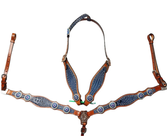 Custom made to order headstall sets