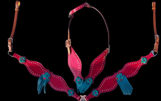 Custom made to order headstall sets