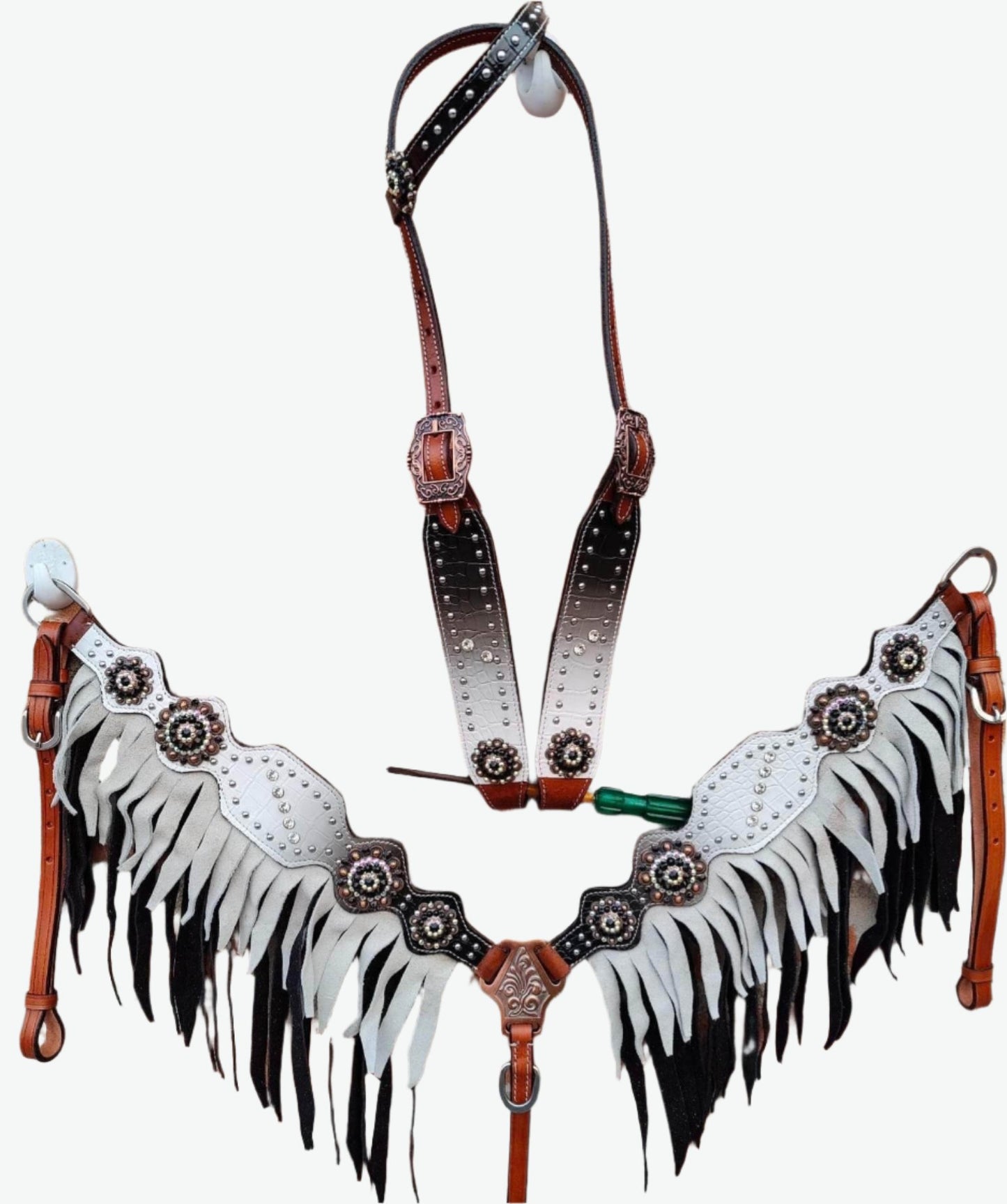 Custom made to order headstall sets