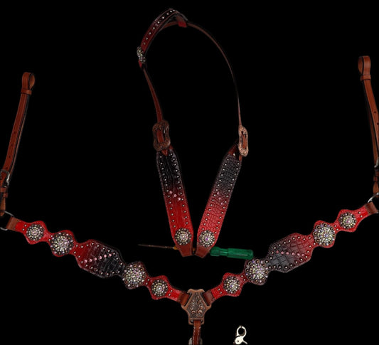 Custom made to order headstall sets