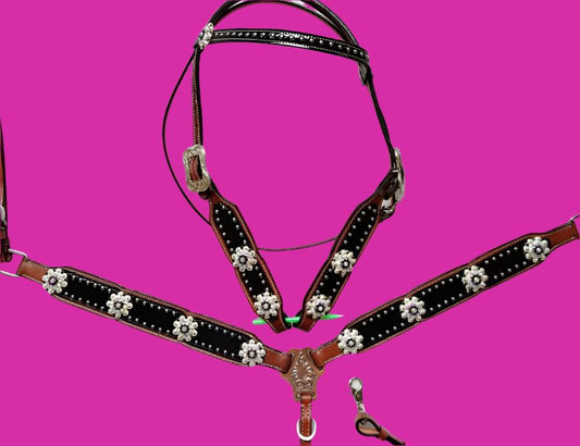 Custom made to order headstall sets