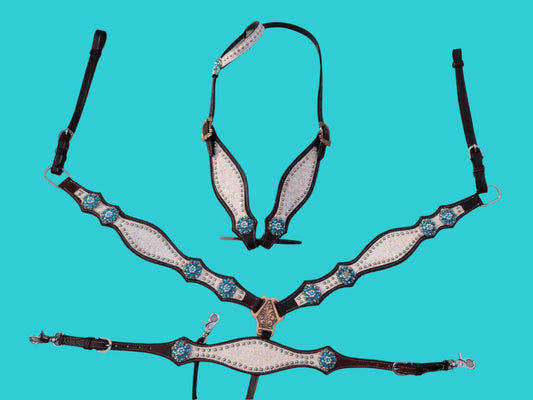 Custom made to order headstall sets