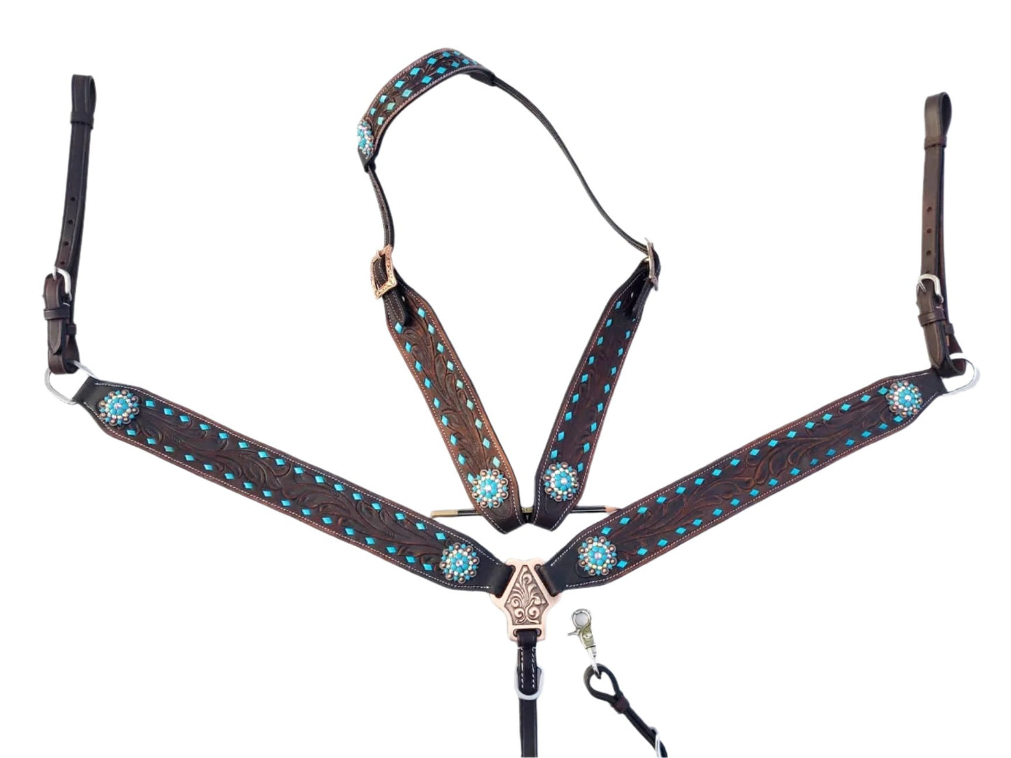 made to order headstall set horse size