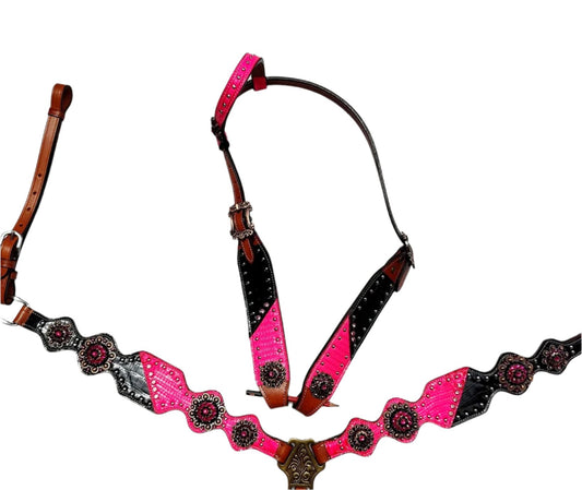 made to order headstall set horse size