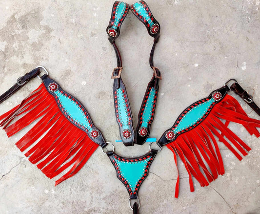 made to order horse size headstall set