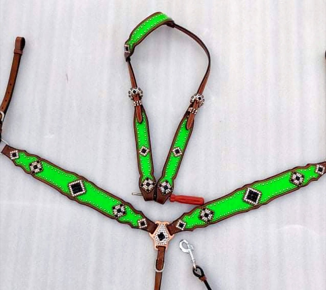 made to order horse size headstall set