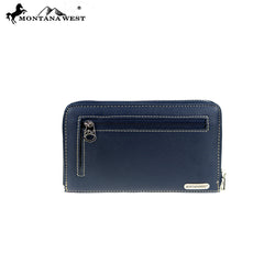 Montana West Navy Patriotic Wallet