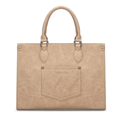 Wrangler Leopard Print Wide Tote Bag/Crossbody
