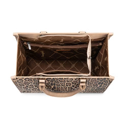Wrangler Leopard Print Wide Tote Bag/Crossbody