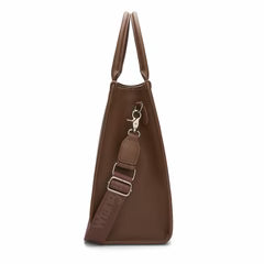 Wrangler Carry-All Large Tote Work Tote /Crossbody - Cow-Coffee