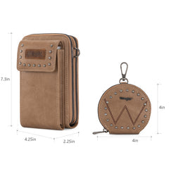 Wrangler phone wallet Tan