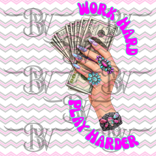 Work Hard Play Harder! SVG/PNG