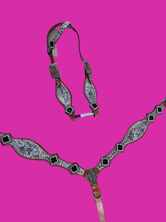 Custom made to order headstall sets