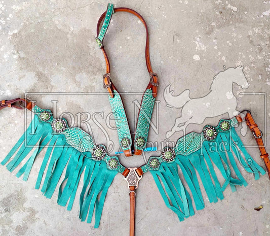 Made to order headstall set horse size