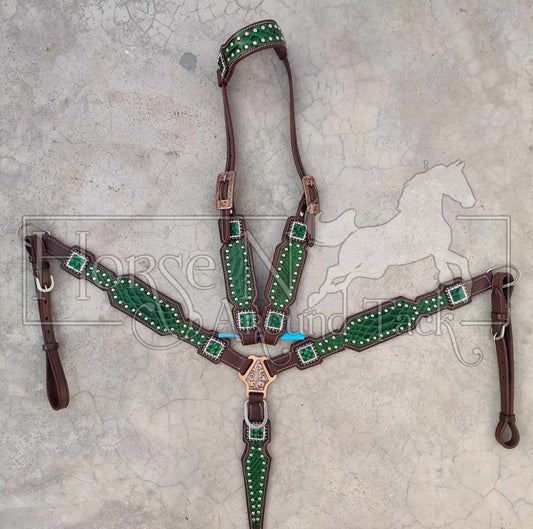 Made to order headstall set horse size