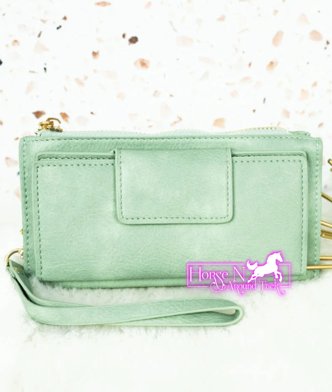 Beautiful green wallet