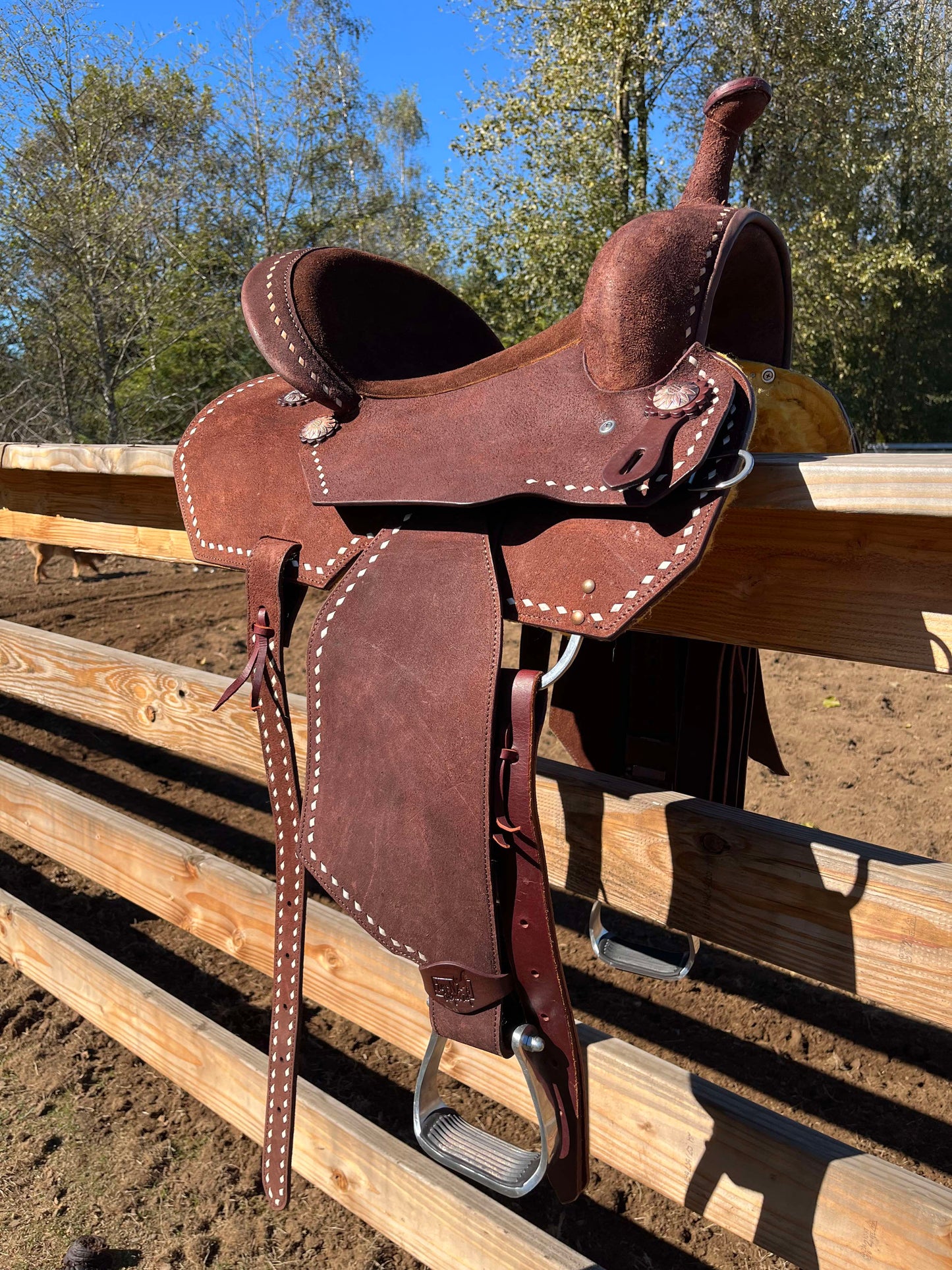 Custom Barrel saddle