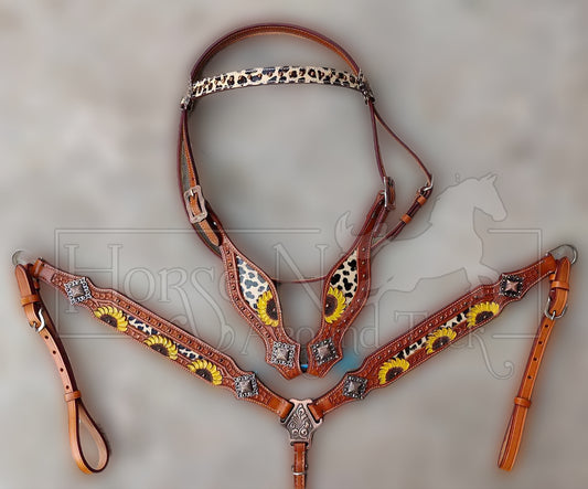 Made to order headstall set horse size