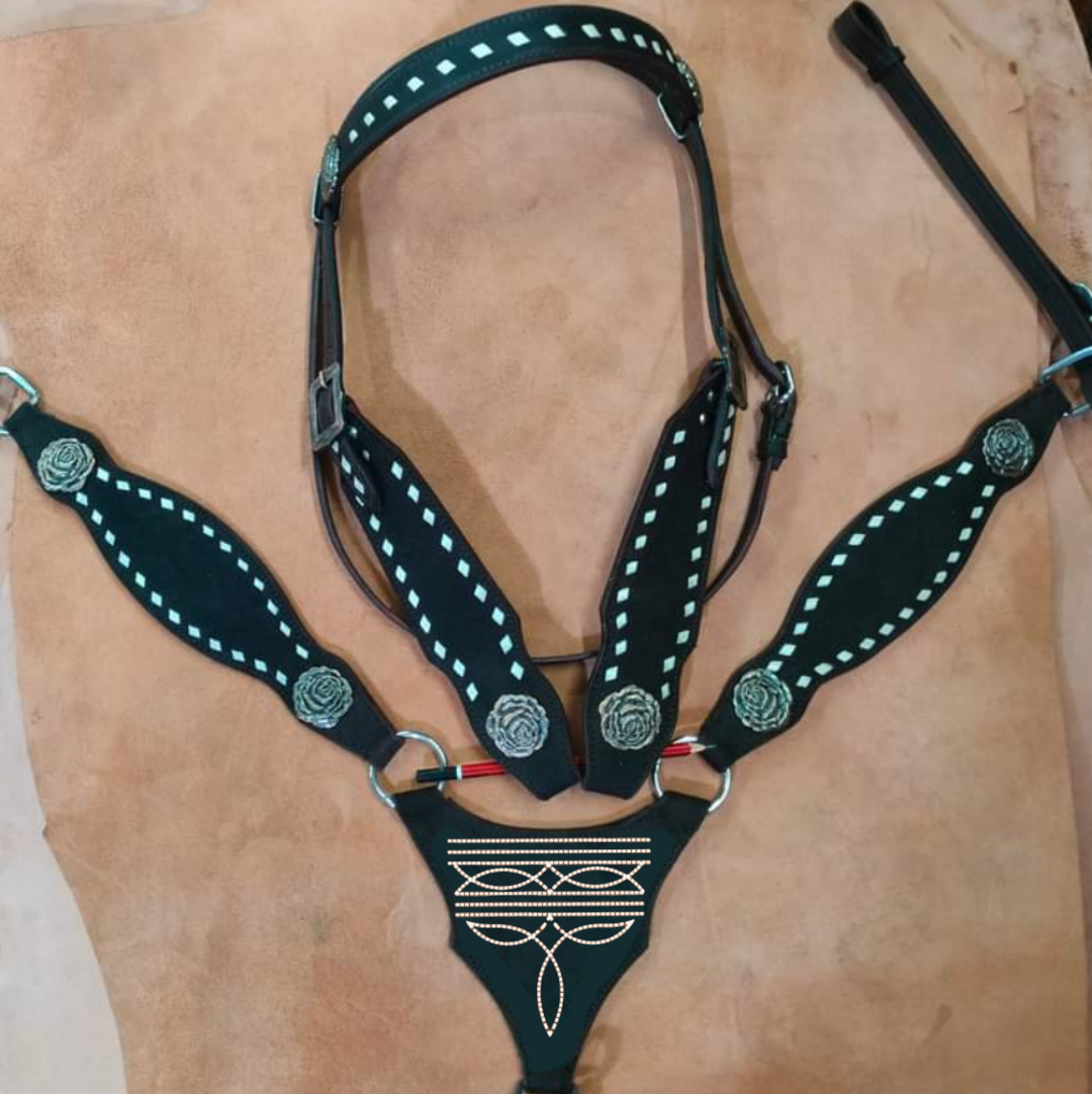 Made to order Headstall set horse size