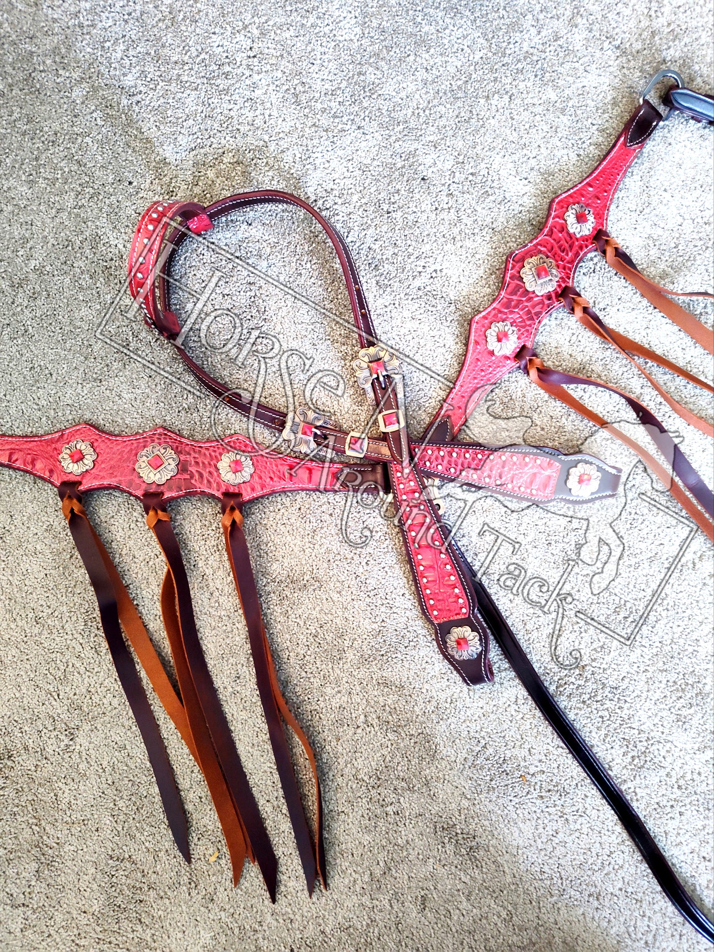 Made to order headstall set horse size