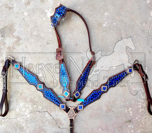 Made to order headstall set horse size