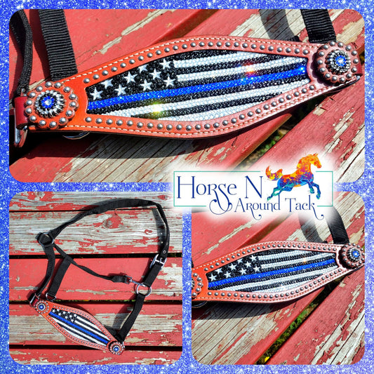 Custom Bling Bronc Nose Halter